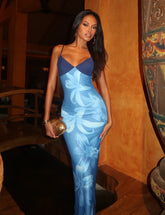 ALAINA DRESS - BLUE ORCHID