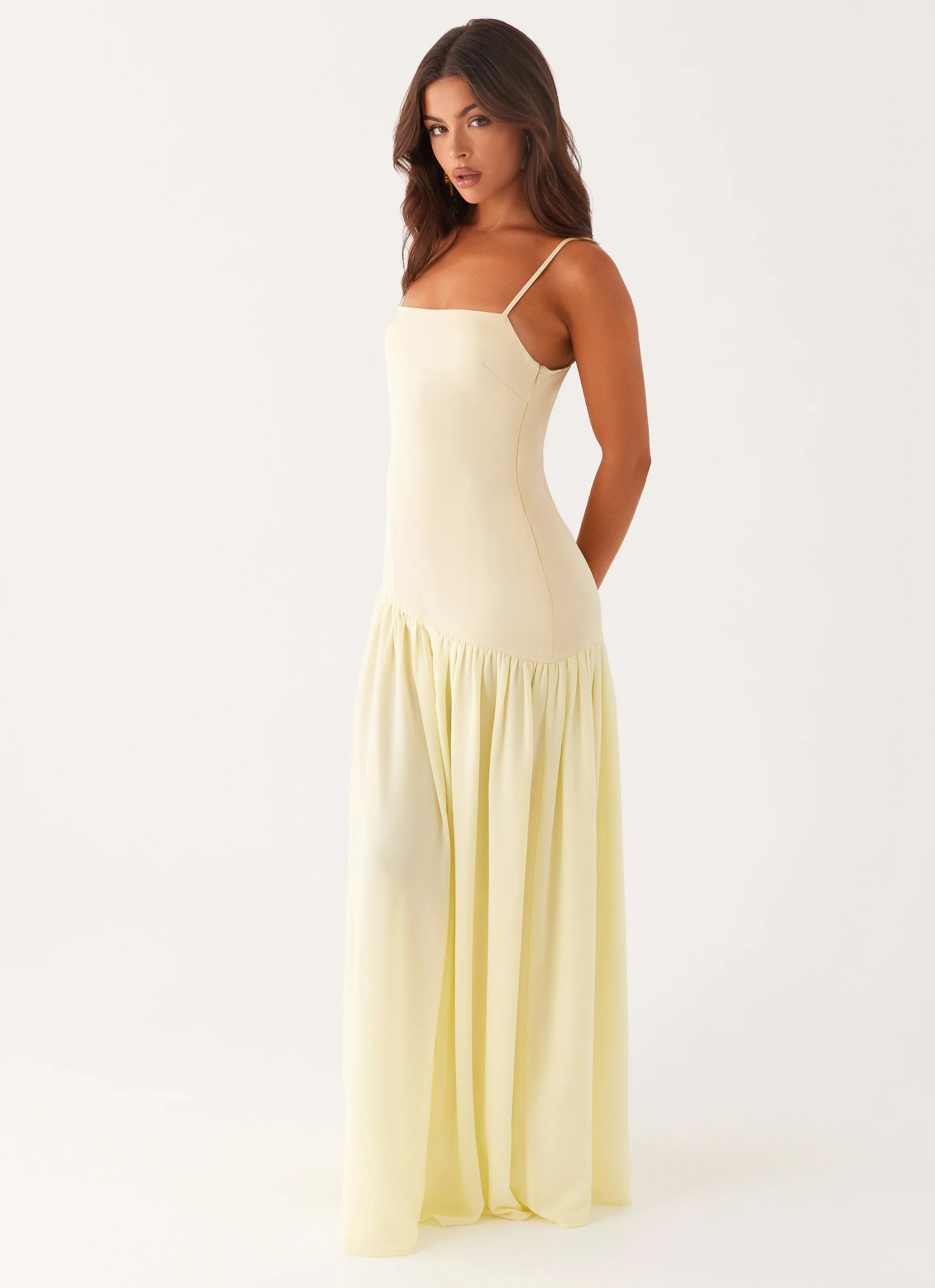 asteria maxi dress - yellow