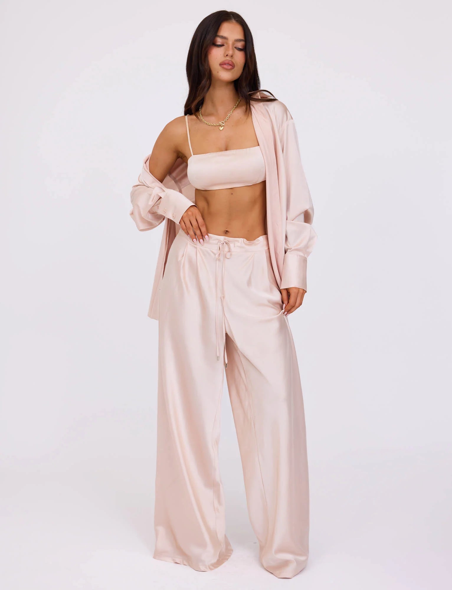 ALINA SHIRT - WHITE : IVORY