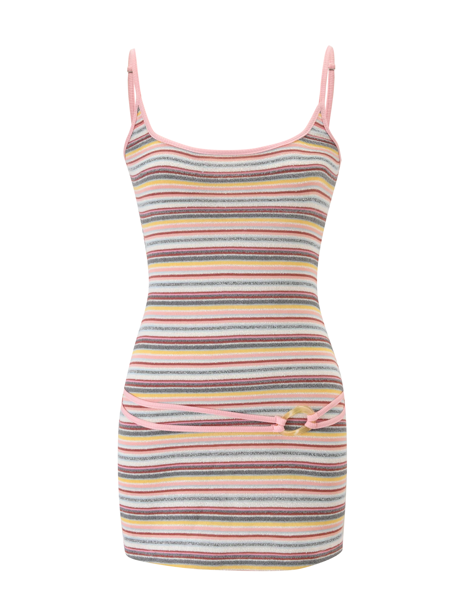 CELESTE MINI DRESS - MULTISTRIPE