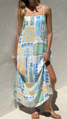 Dakota Maxi Slip Dress - Summer Breeze