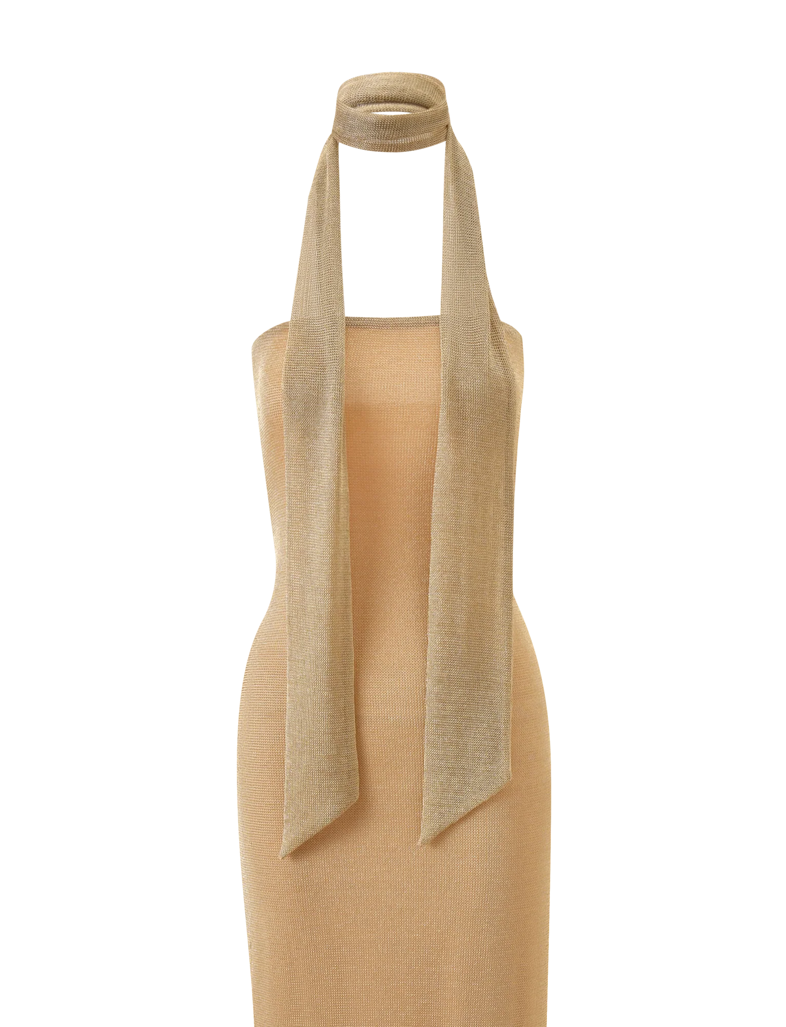 DANIELA SCARF DRESS 2.0 - GOLD